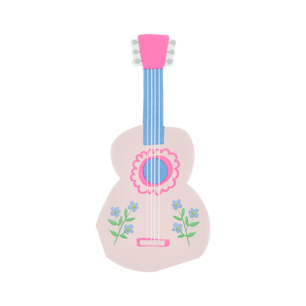 Meri Meri servetter Pink Guitar - 16 st.