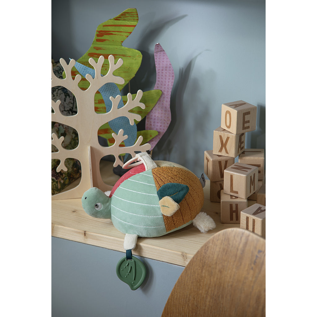 Sebra aktivitetsleksak, sköldpaddan Turbo