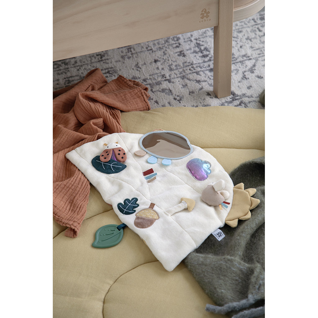 Sebra Aktivitetspanel, tyg - Woodland