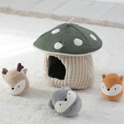 Sebra aktivitetsleksak, gömmelek, Svamp - Grön