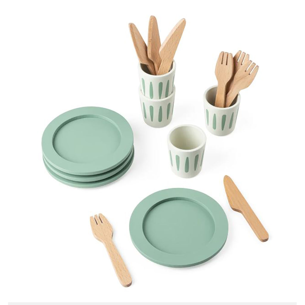 Sebra legespisesæt til 4 i træ