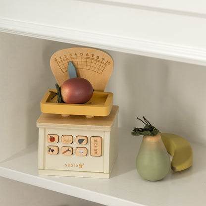 Sebra Köpmansvåg i trä