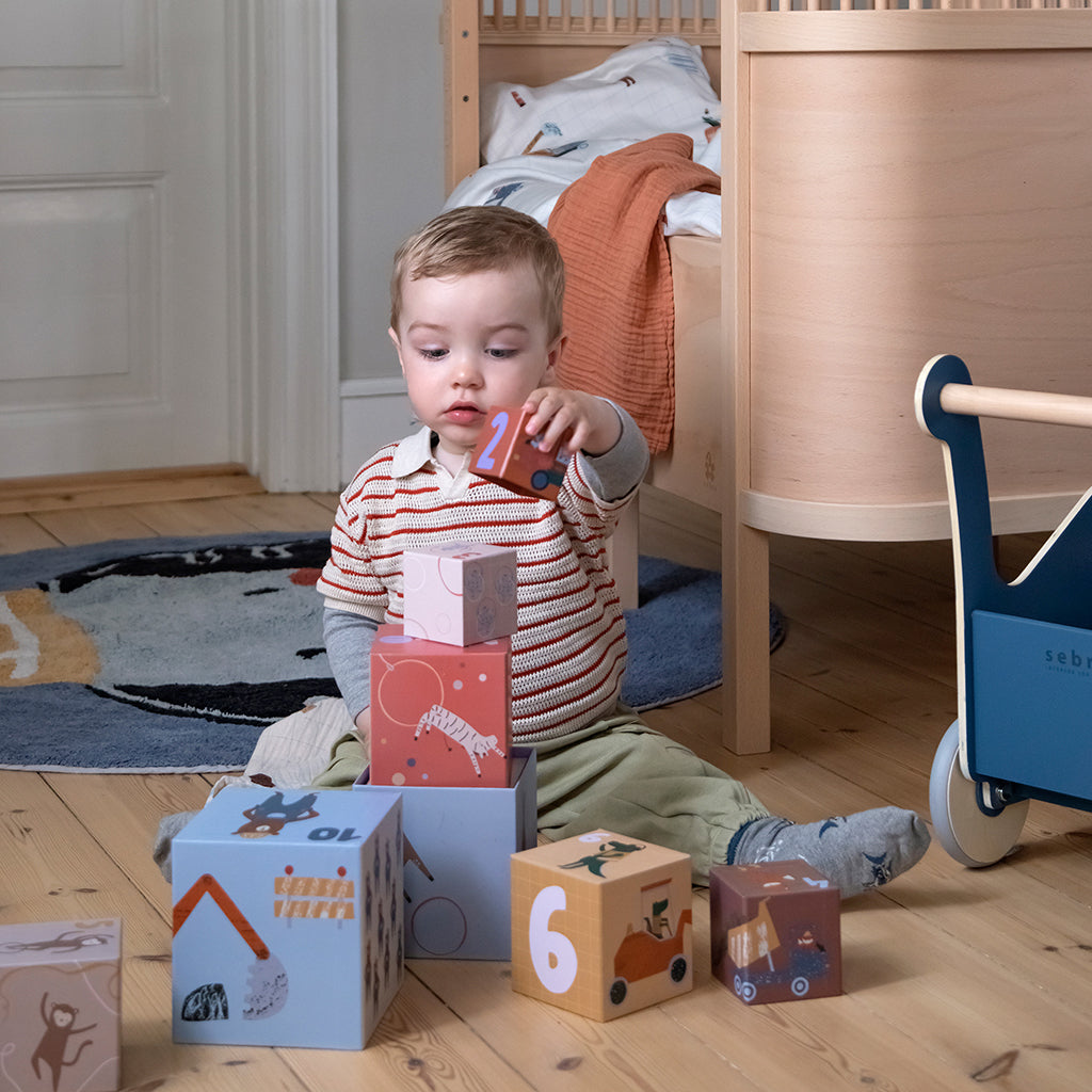 Sebra stapelblock, Toes/Builders