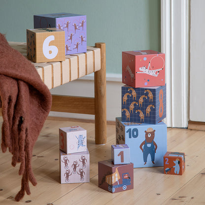 Sebra stapelblock, Toes/Builders