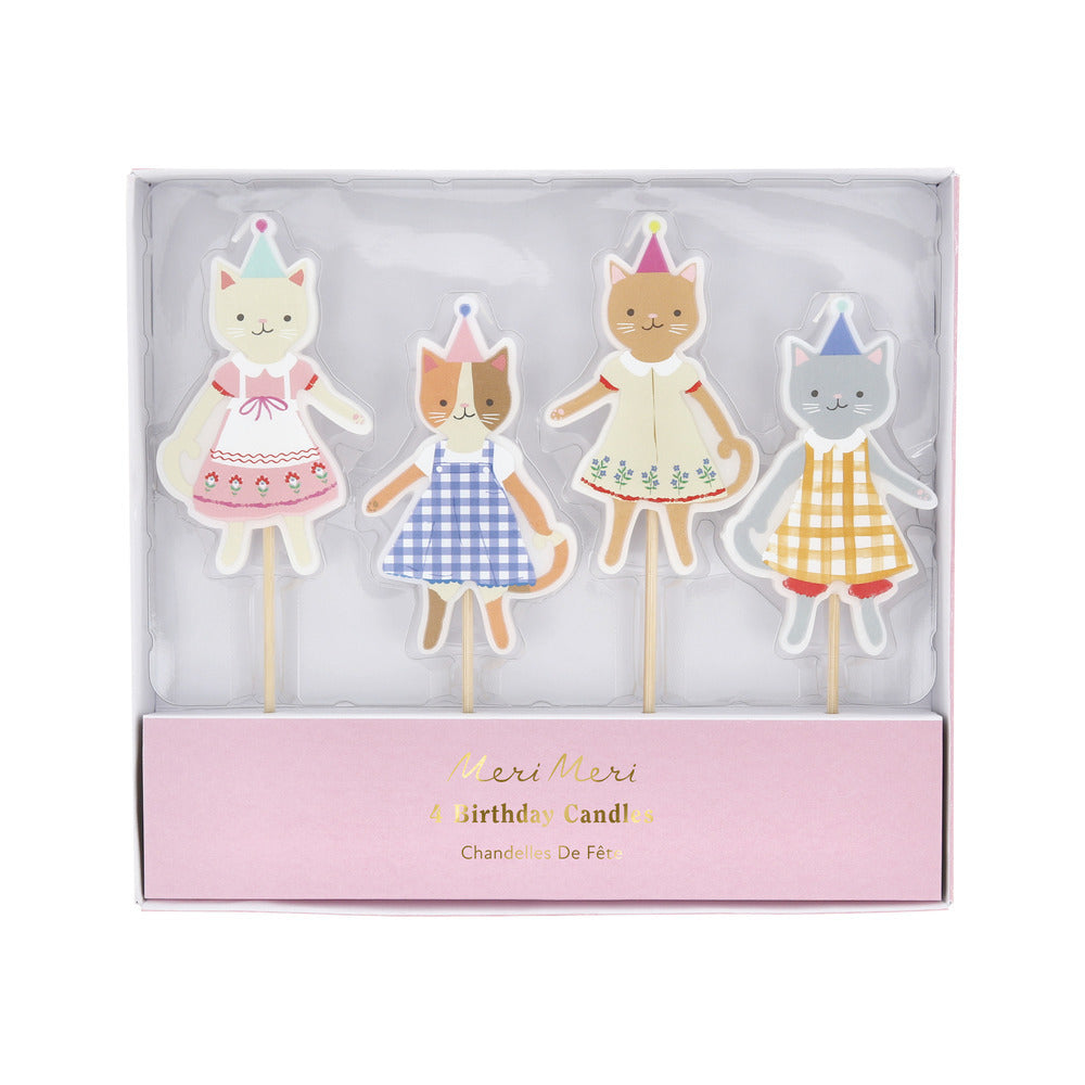 Meri Meri tårtljus, Kitten Club Candles