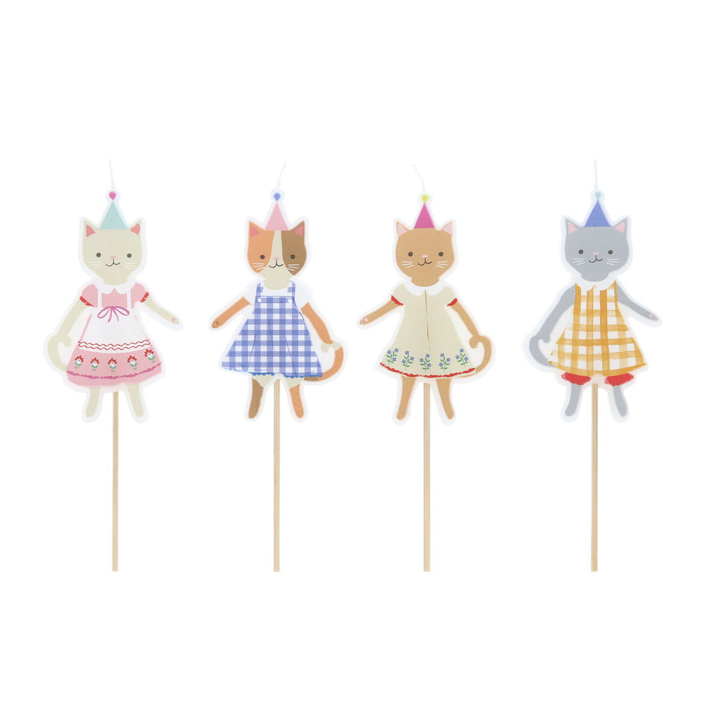 Meri Meri tårtljus, Kitten Club Candles
