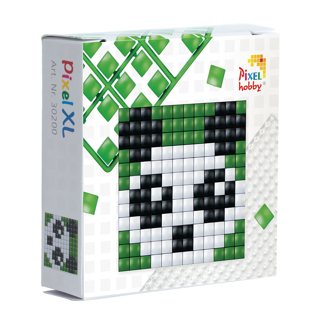 Pixelmosaik, XL mosaikpärlor - Panda