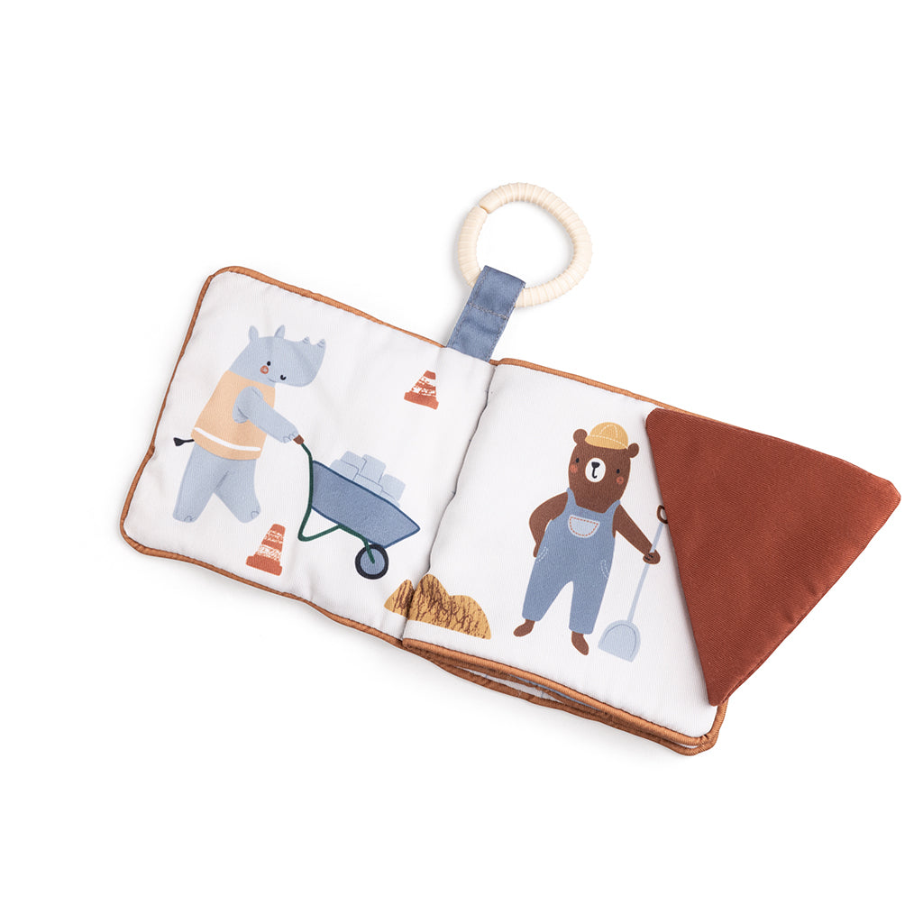 Sebra aktivitetsbok, tyg - Busy Builders