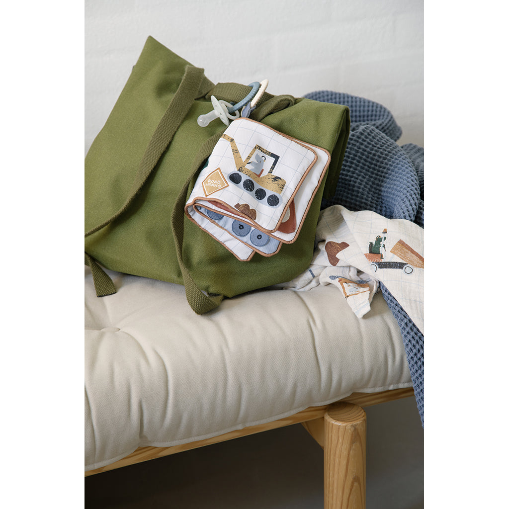 Sebra aktivitetsbok, tyg - Busy Builders