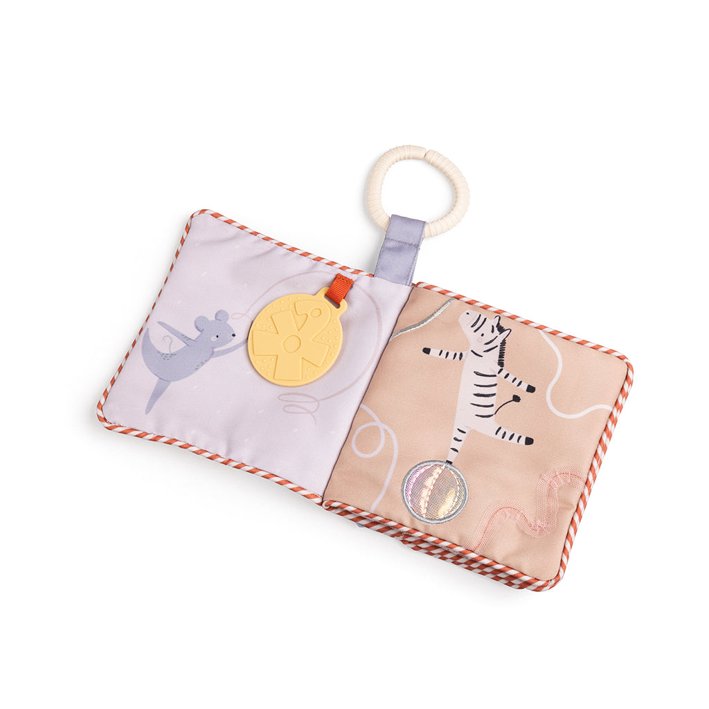 Sebra aktivitetsbok, tyg - Teeny Toes