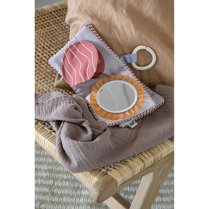 Sebra aktivitetsbok, tyg - Teeny Toes