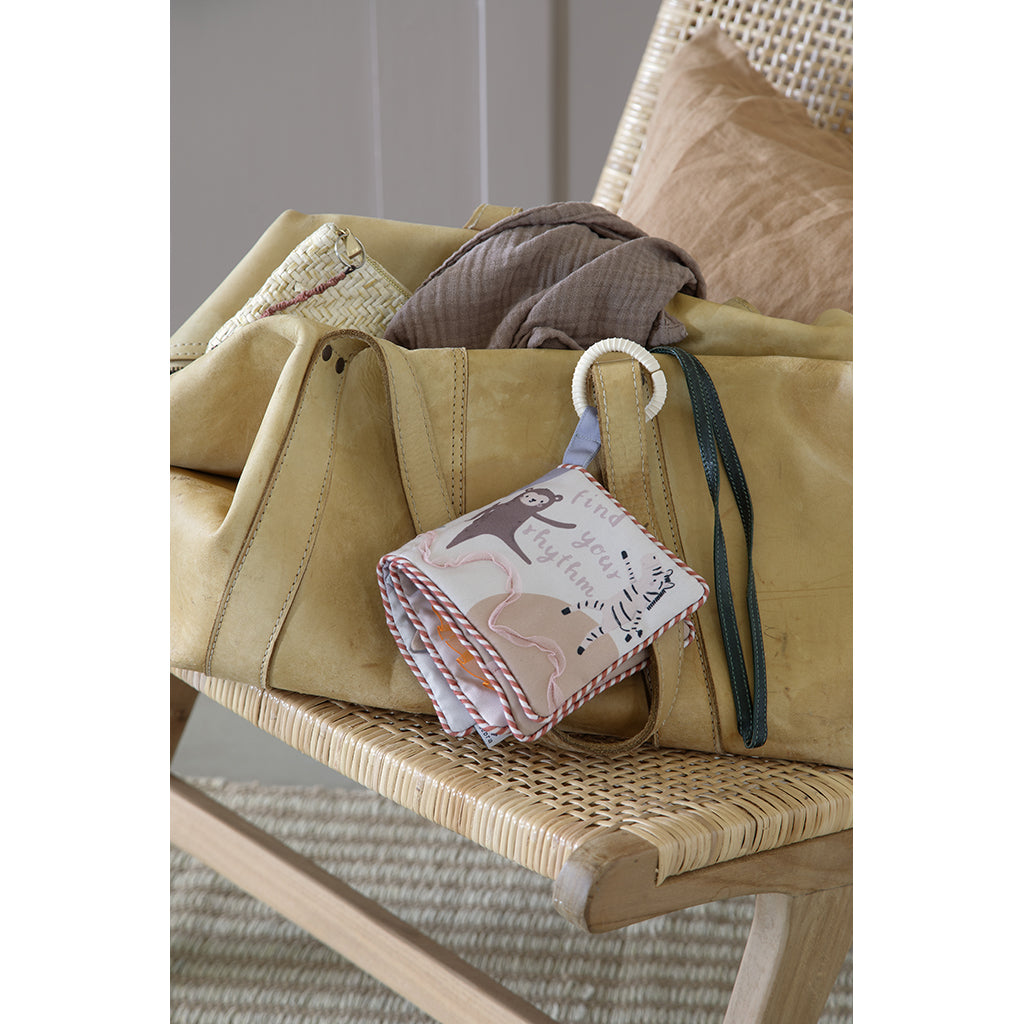 Sebra aktivitetsbok, tyg - Teeny Toes