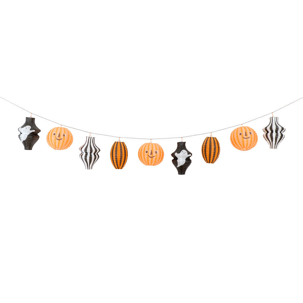 Meri Meri Halloween guirlande med lanterner, 1,8 m
