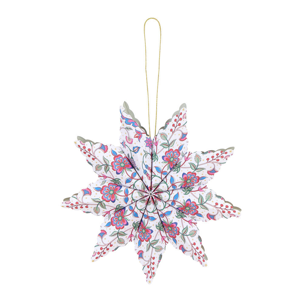 Meri Meri julepynt, Liberty Paper Star, 6 stk.