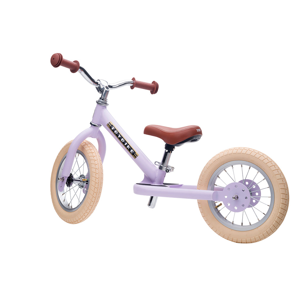 Trybike balanscykel, Vintage purple med retro design
