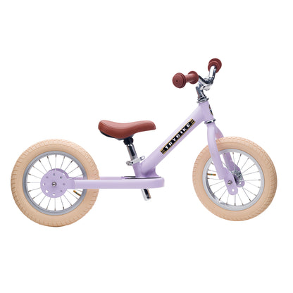 Trybike balanscykel, Vintage purple med retro design