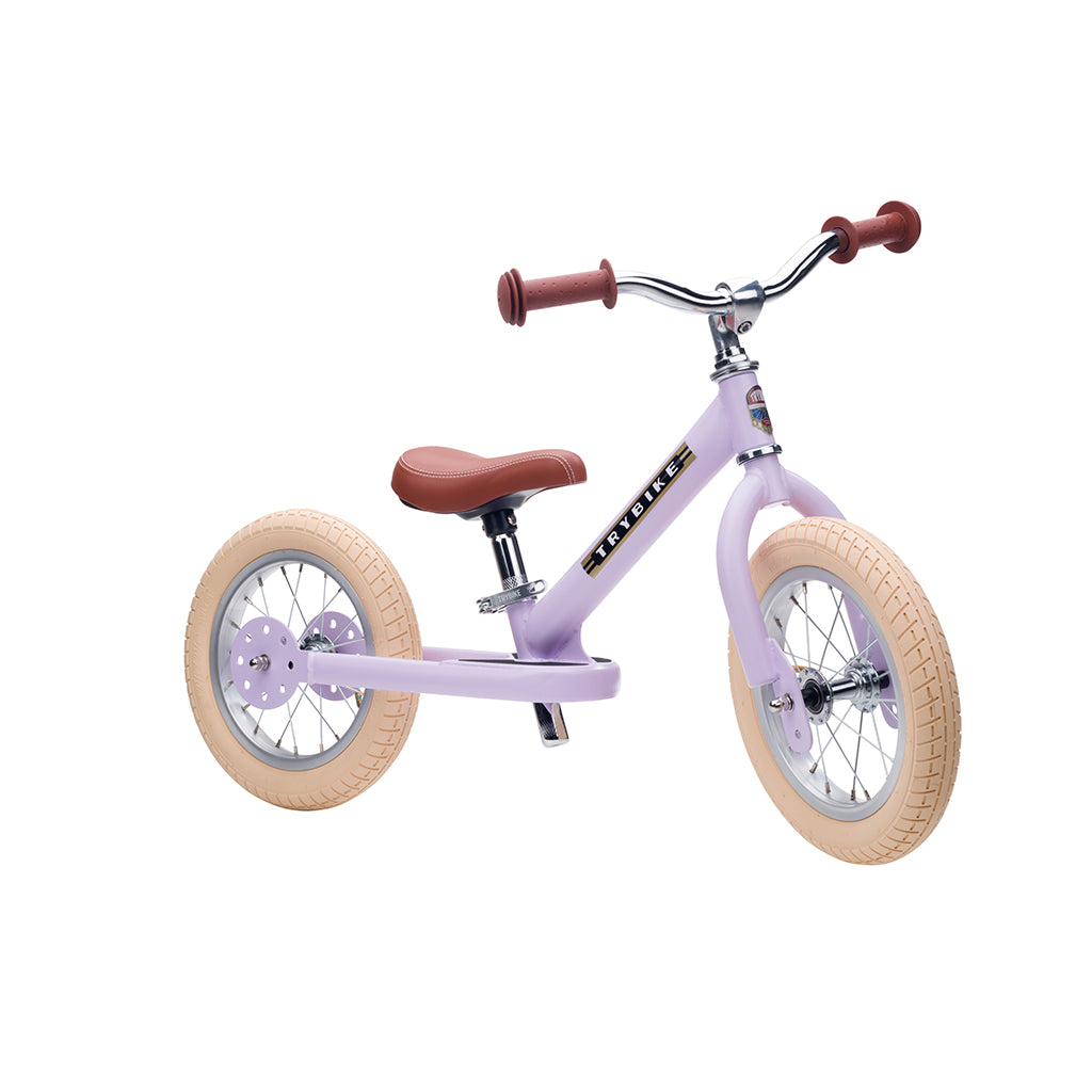 Trybike balanscykel, Vintage purple med retro design