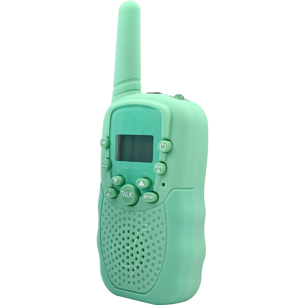 Lalarma walkie talkie för barn, mint
