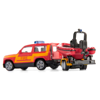 Siku Leksaksbil, Land Rover Defender med räddningsbåt