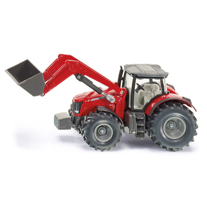 Siku Massey Ferguson traktor med frontlastare, 1:50