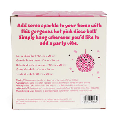 Rex London Discokula 20 cm, pink