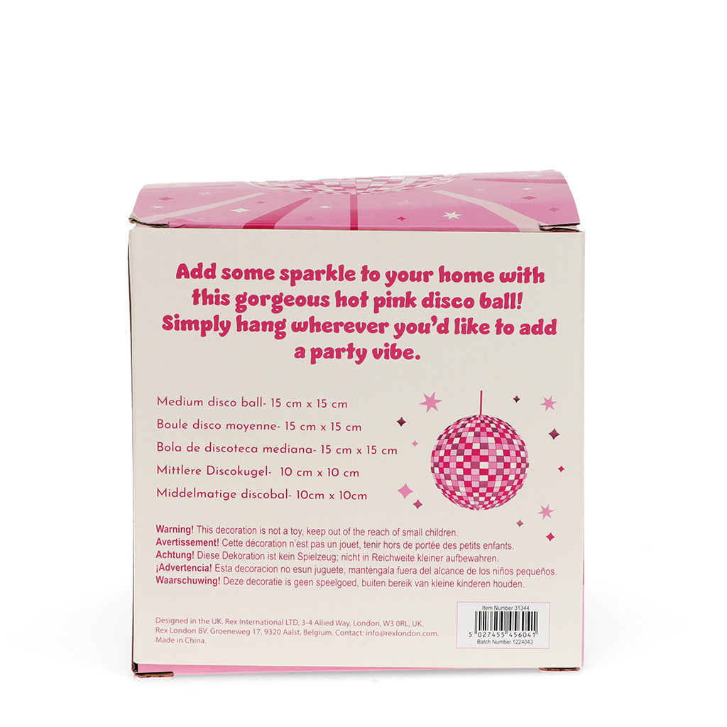 Rex London Discokula 15 cm, rosa