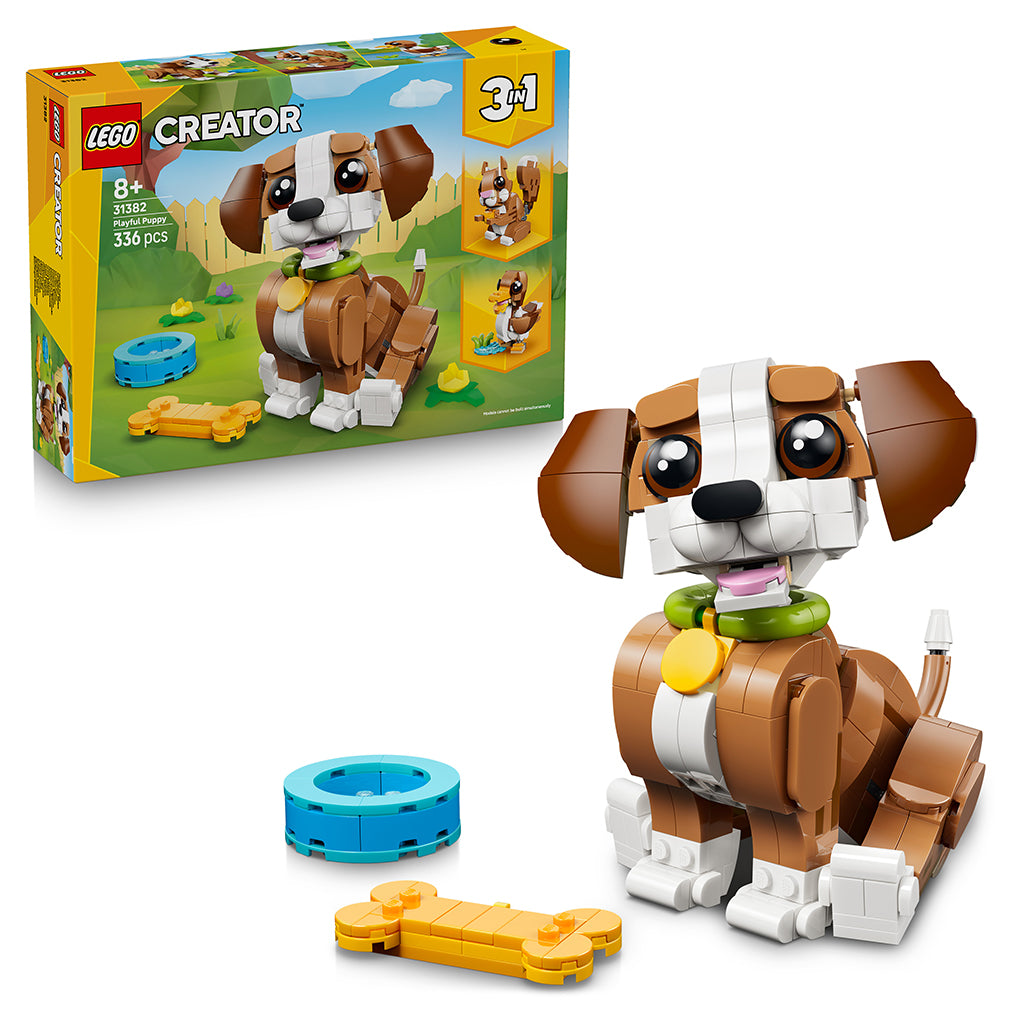 LEGO® Creator 3-i-1, Söta djur: Lekfull hundvalp