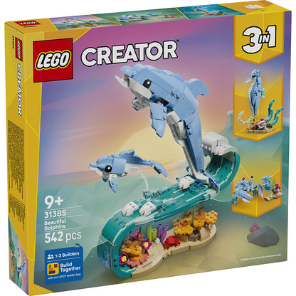 LEGO® Creator 3-i-1, Havdyr: Smukke delfiner
