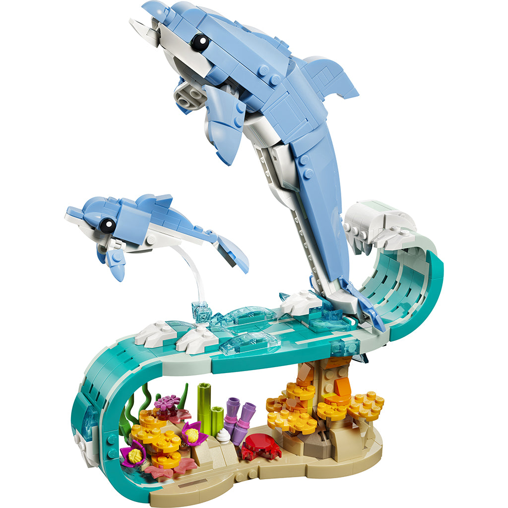 LEGO® Creator 3-i-1, Havsdjur: Vackra delfiner