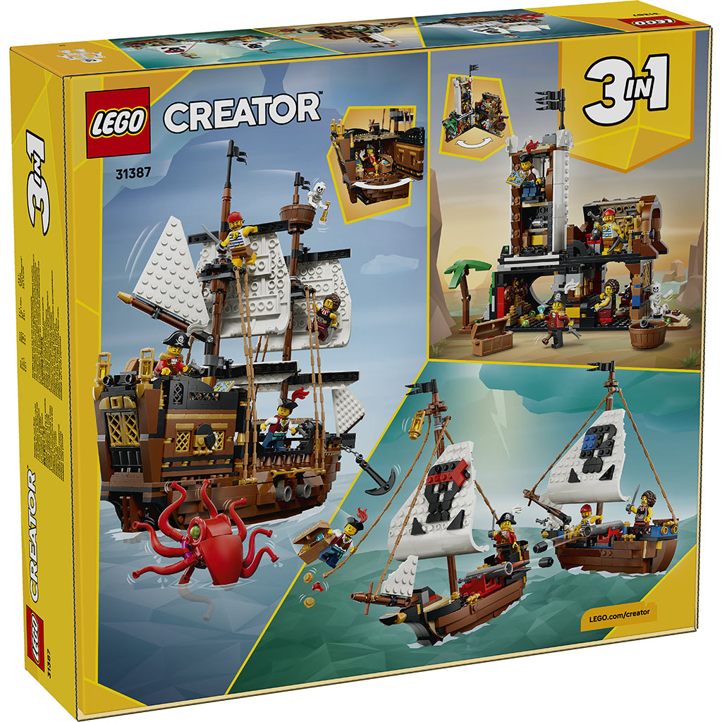 LEGO® Creator 3-i-1 Ikoniskt piratskepp