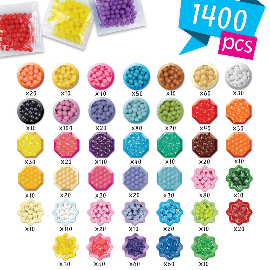Aquabeads Deluxe hobbyset i handväska