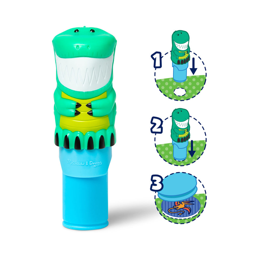 Melissa &amp; Doug Wow! Aktivitetsblock, Självstämplande klistermärken - Dinosaurier