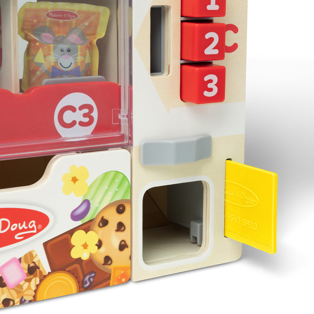 Melissa &amp; Doug Leksaksmat, Snackautomat - 16 delar