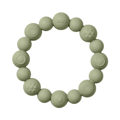 Bibs bitring i silikon, Beaded – Sage