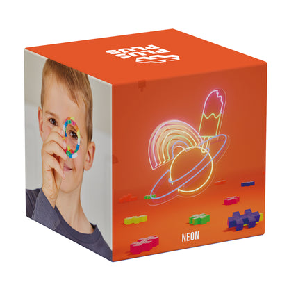 Plus-Plus Neonfärgmix, 600 bitar