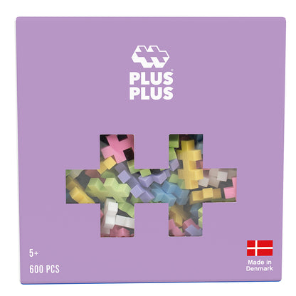 Plus-Plus pastellfärgmix, 600 st
