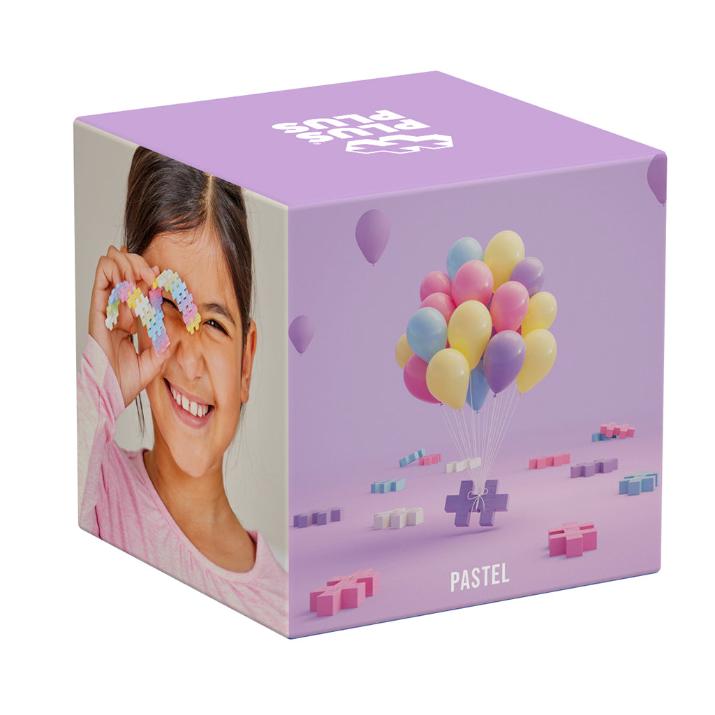 Plus-Plus pastellfärgmix, 600 st
