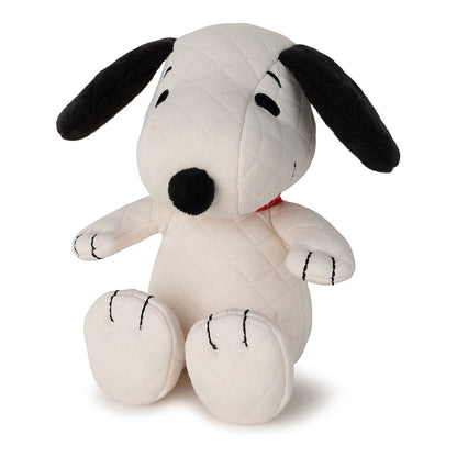 Snoopy gosedjur, Quilted Jersey cream, 17 cm - Nuser gosedjur i presentask