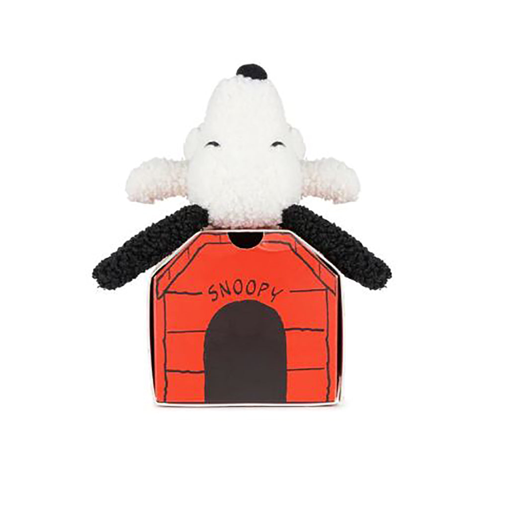 Snoopy nalle, ECO tiny Teddy cream, 17 cm - Nuser nalle i presentask