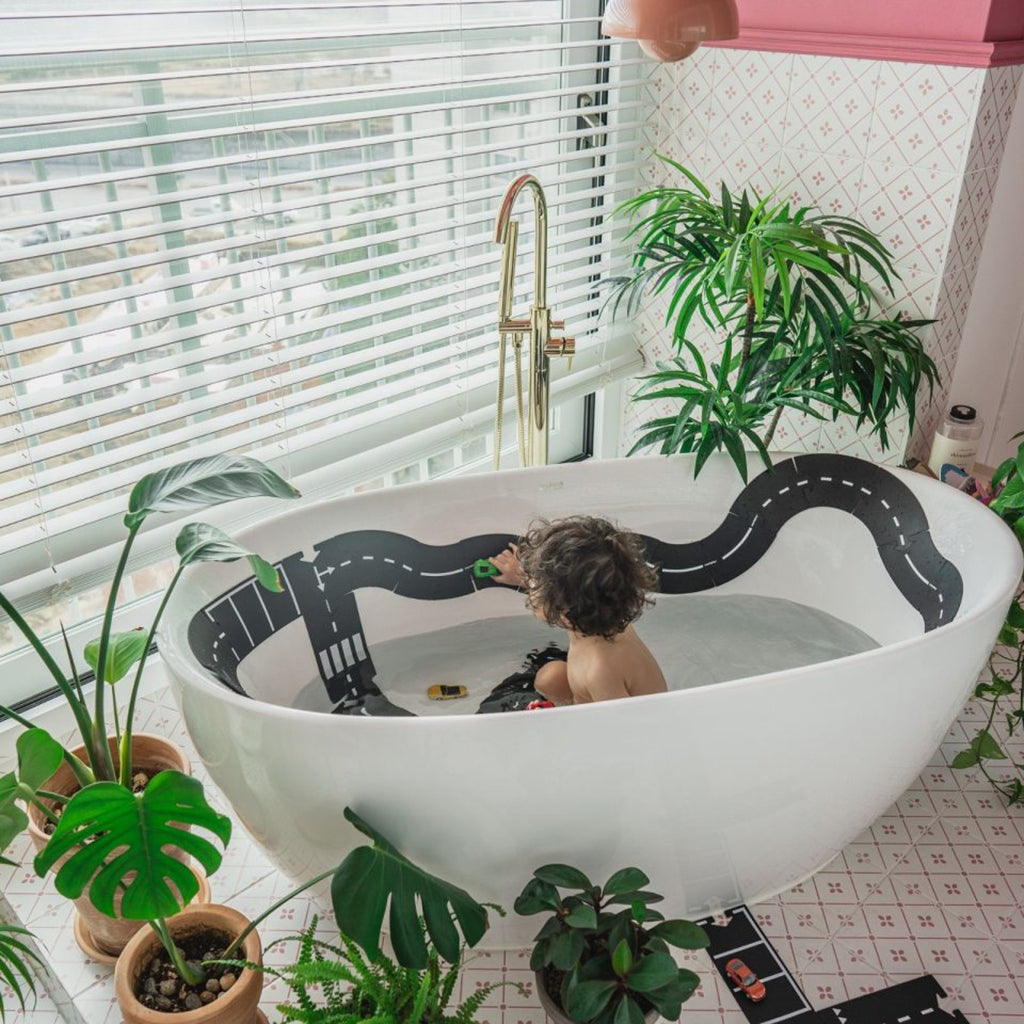 Waytoplay bilbana i gummi, 24 delar - Highway