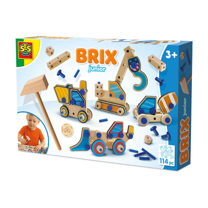 SES Creative Brix Junior, byggleksak - Arbetsfordon