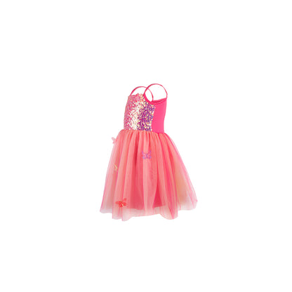 Great Pretenders utklädningskläder, Fjärilsklänning, Hot pink - str. 2-6 år