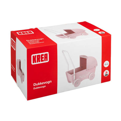 Krea dockvagn, rosa