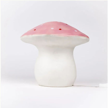 Svampelampe, stor paddehat - Vintage pink