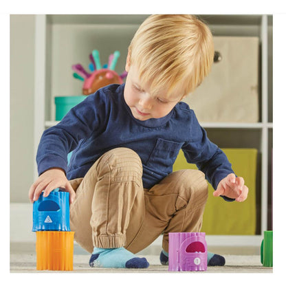 Lär dig om siffror och färger - Aktivitetsset med djungelns djur