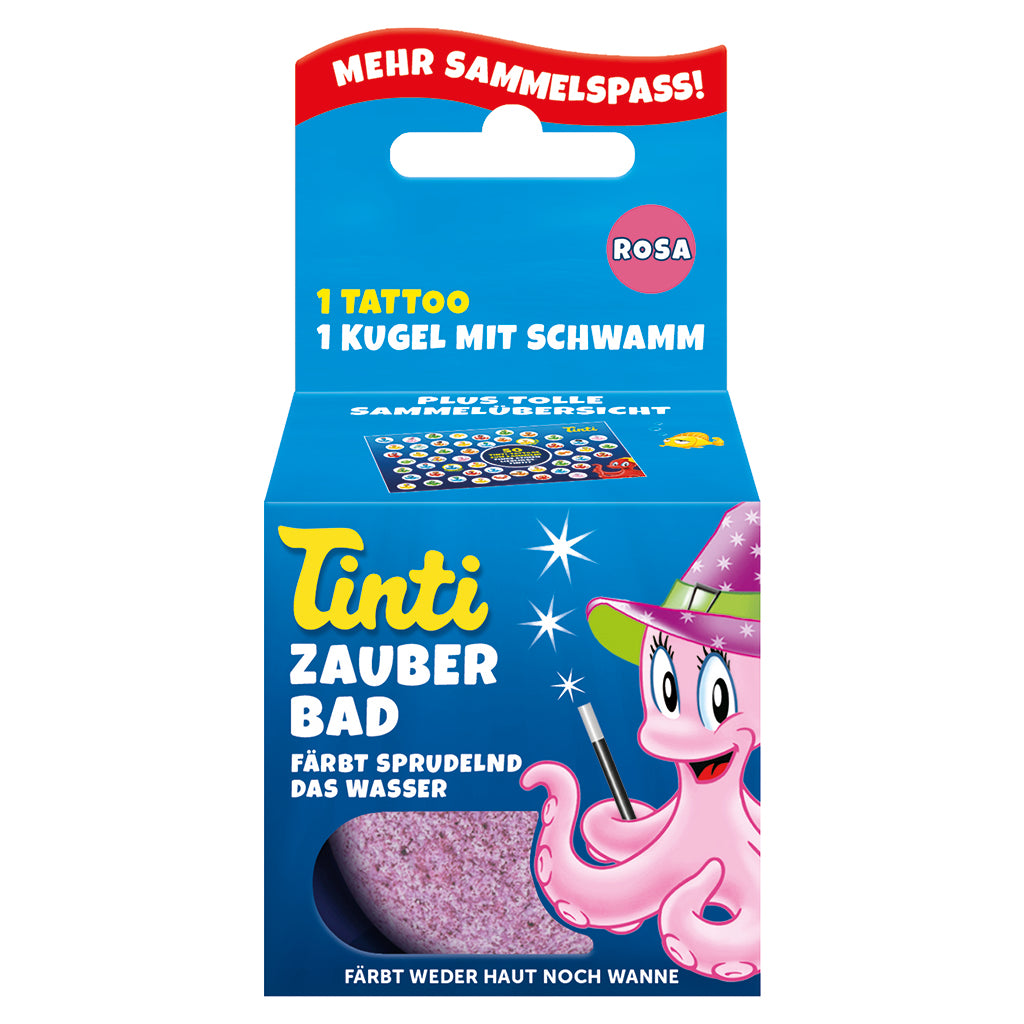 Tinti badbomb, Magisk kula med tatuering - rosa