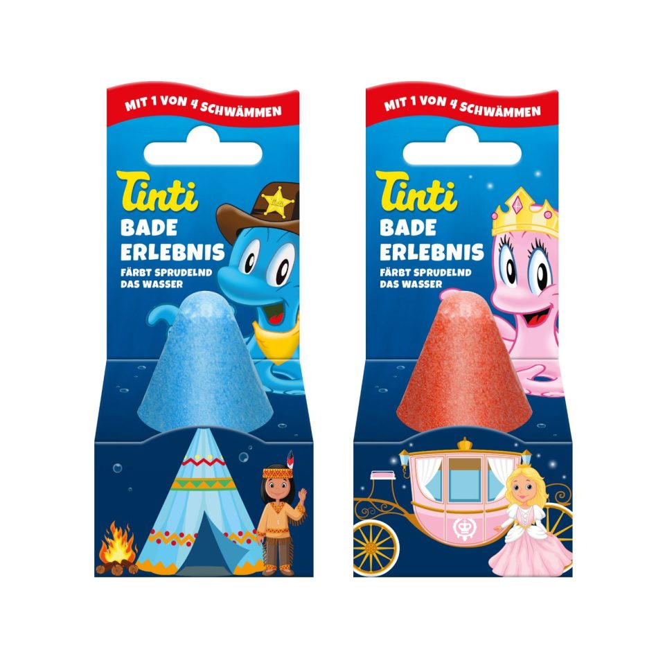 Tinti badebombe, Tryllekugle, Blandade färger