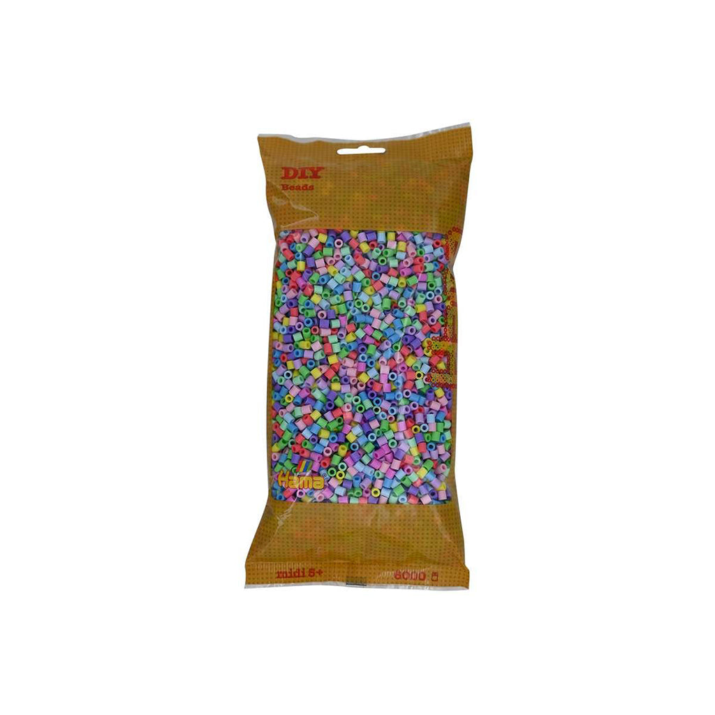 Hama Midi pärlor, pastellmix – 6000 st