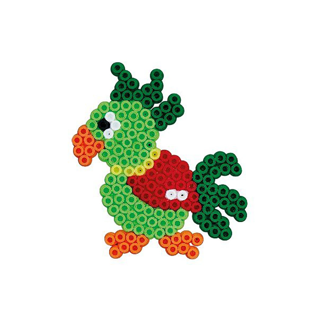 Hama Midi gruppset, 4 pärlplattor + 3000 pärlor - djur