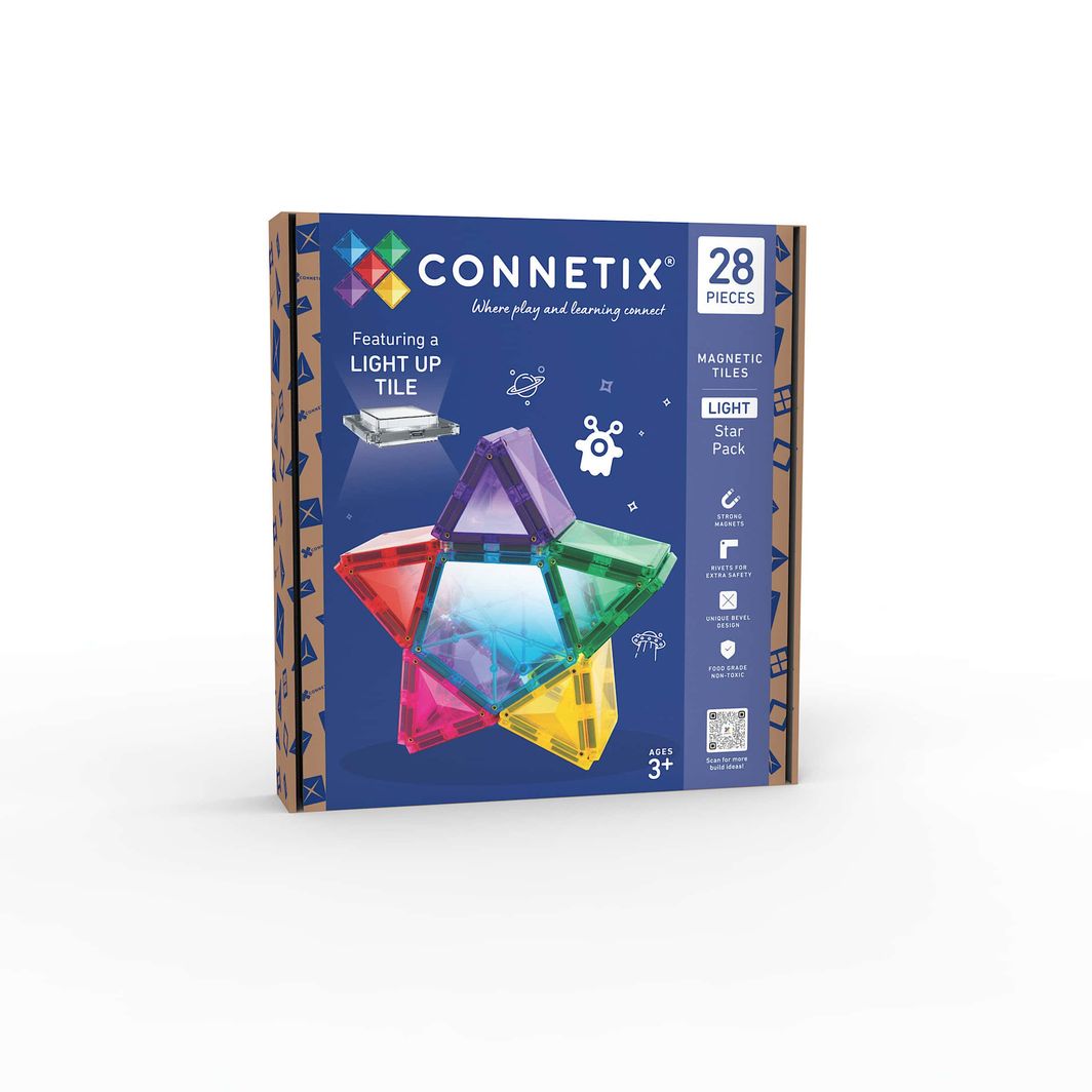 Connetix Light Star Pack, Magnetisk byggesæt m. 28 dele